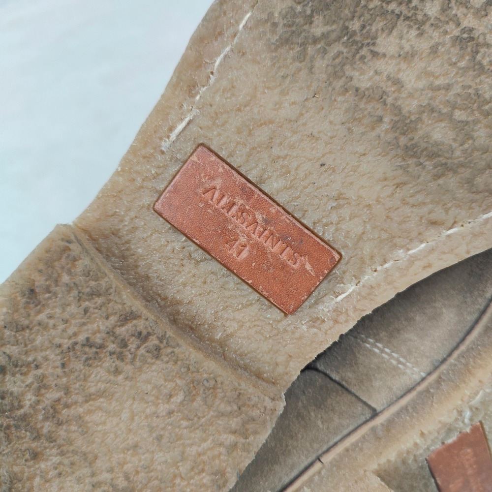 All Saints Tan Suede “Chelsea” Boots - Picture 8 of 9